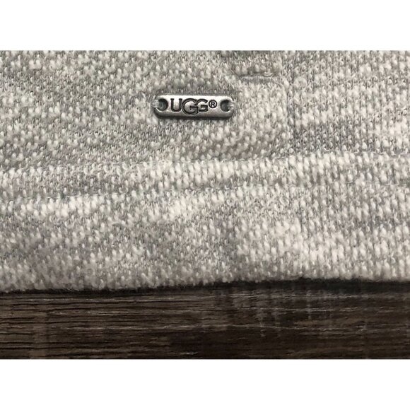 UGG Mens Medium Long Sleeve Sweatshirt Gray with Kangaroo Pocket - Picture 3 of 5